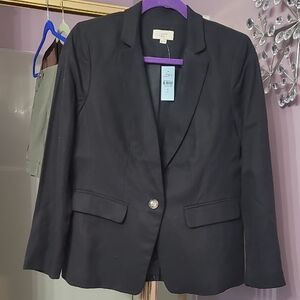 LOFT Petite Classic Black Blazer